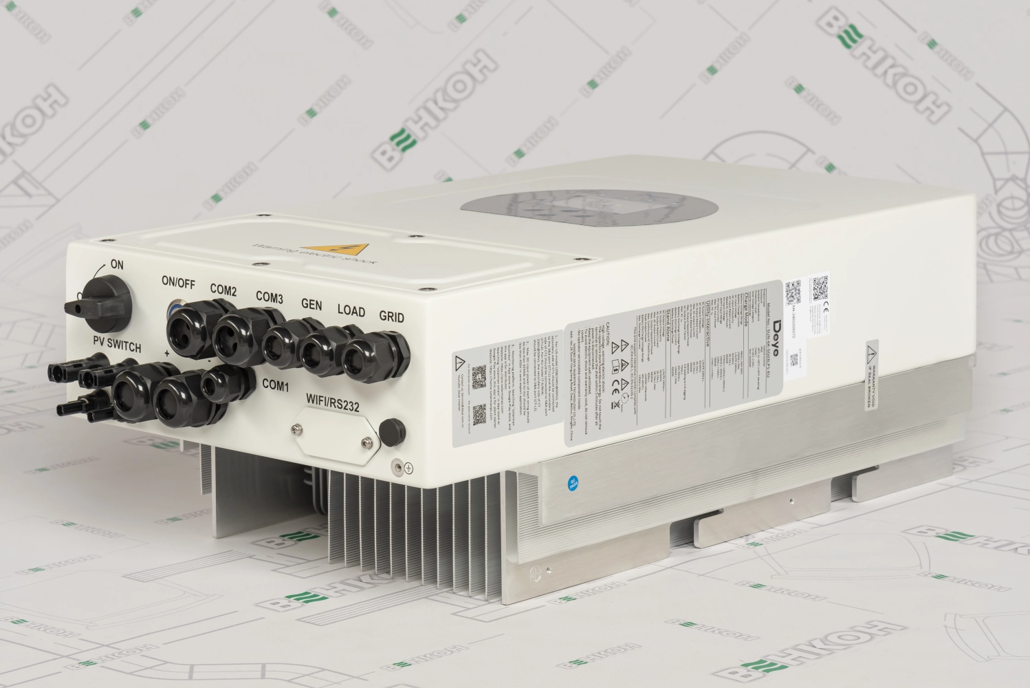 Гібридний однофазний інвертор Deye Sun 6K-SG03LP1 EU (6 кВт) - Зображення 11